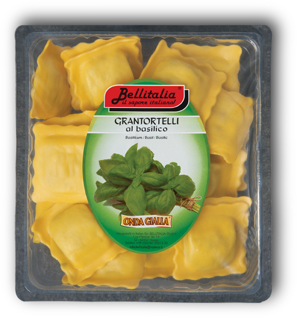 Grantortelli al Basilico 500 gr. Bellitalia