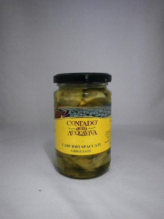 Carciofi  interi Grigiati 280 gr.  Contado