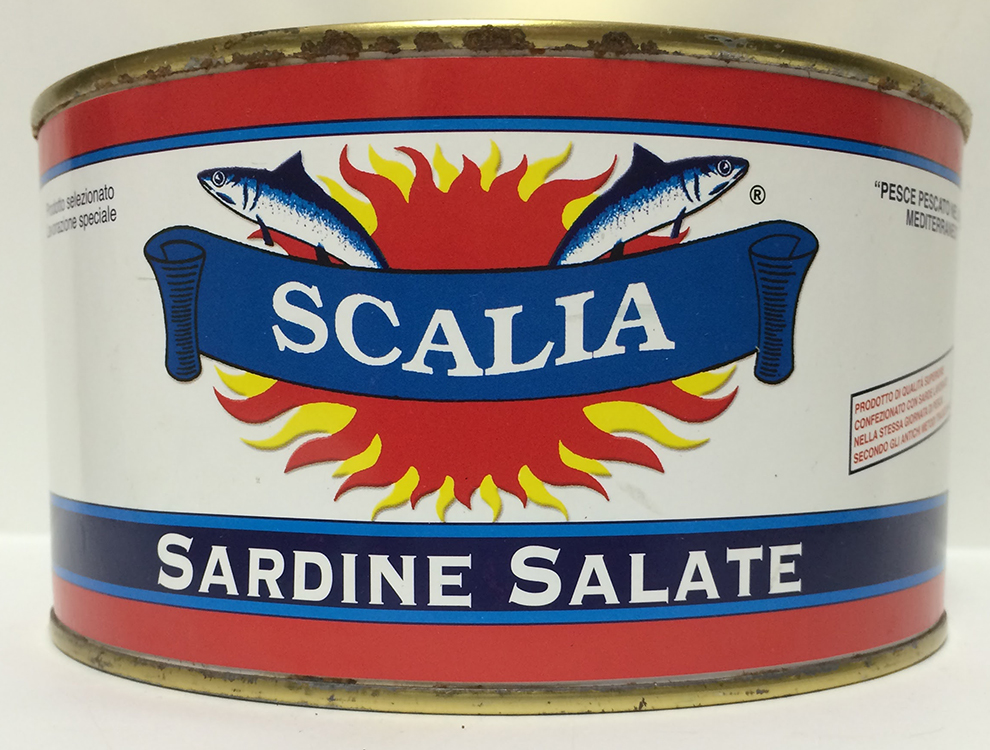 Sarde Salata      1000 gr.  blik      Scalia