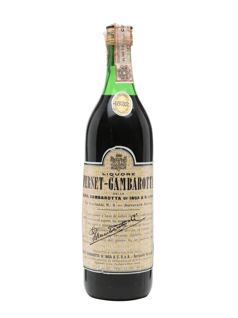 Fernet Gambarotta  70 cl.    43%