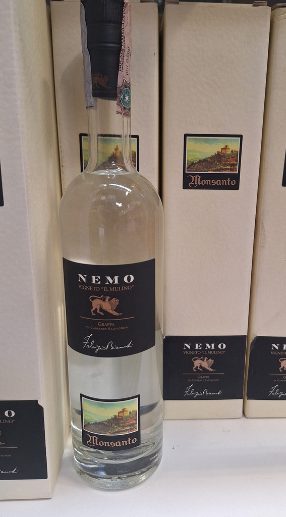 Grappa di Cab. Sauvignon Nemo Monsanto 50 cl. 41%