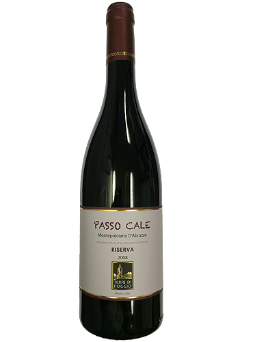 Montepulciano Passo cale  Ris.  doc Terre di Poggio