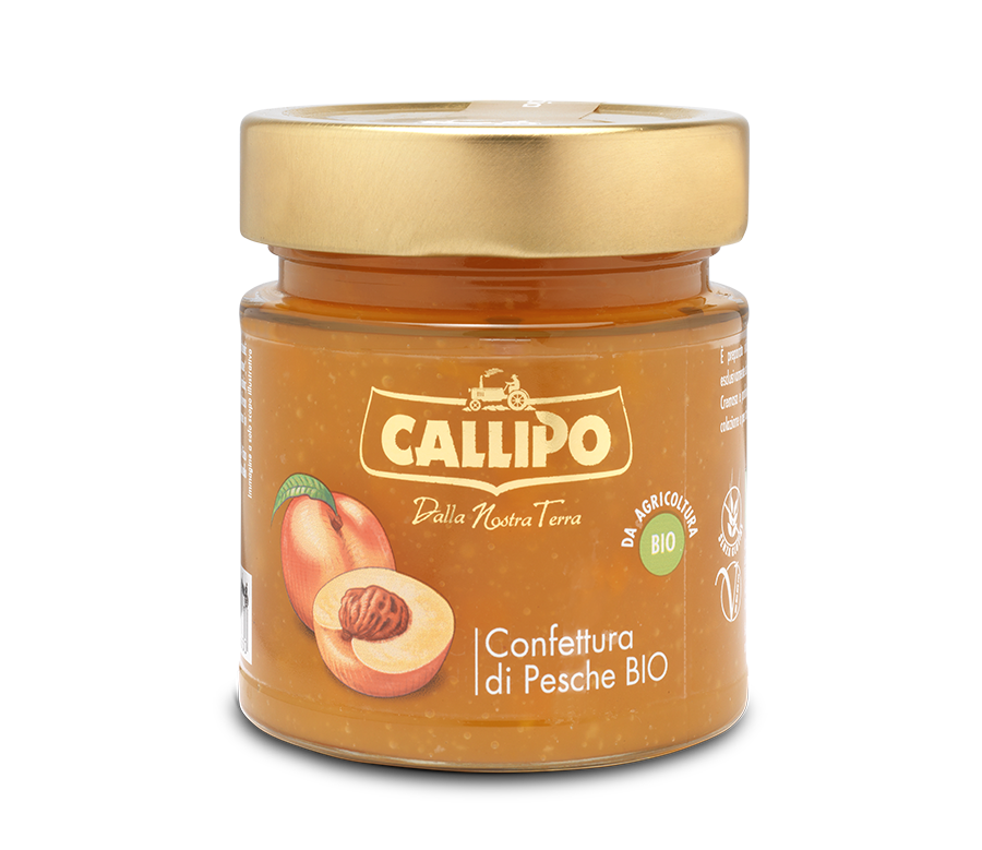 Confettura Pesca  300 gr.   BIO      Callipo