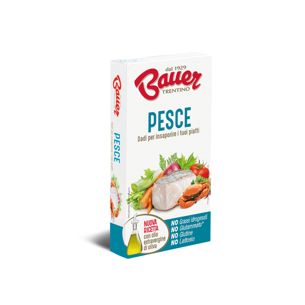 Dado per Brodo Pesce evo 60 gr. Bauer