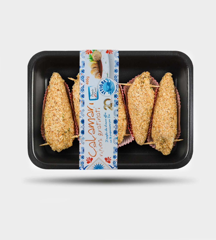 Calamari rip. Gratinati 400 gr