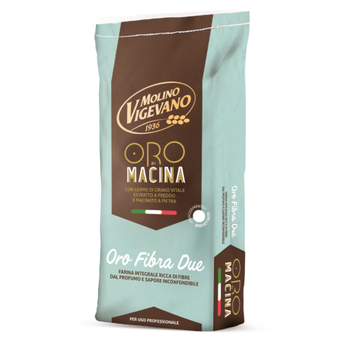 [03165] Farina Oro fibra  DUE  10 kg.   Molino di Vigevano