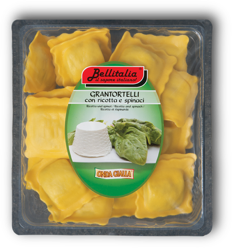 [03531] Grantortelli Ricotta e Spinaci 500 gr. Bellitalia