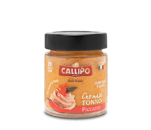 [07051] Crema di Tonno peperoncino   135 gr.    Callipo