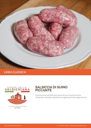 [09138] Salsiccia fresca piccante