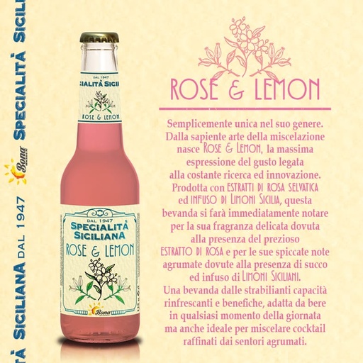 [16079] Rose & Lemon Specialità Siciliane   275ml Bona