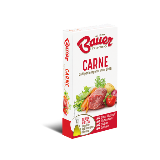 [08001] Dado per Brodo Carne evo 60 gr. Bauer