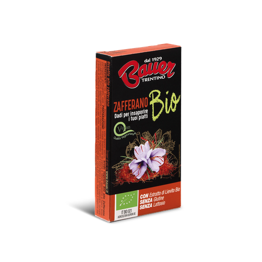 [08011] Dado Vegetale Zafferano ast. 60 gr. BIO Bauer
