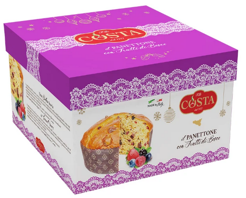 [K13C624] Panettone Frutto di Bosco 500 gr. Costa