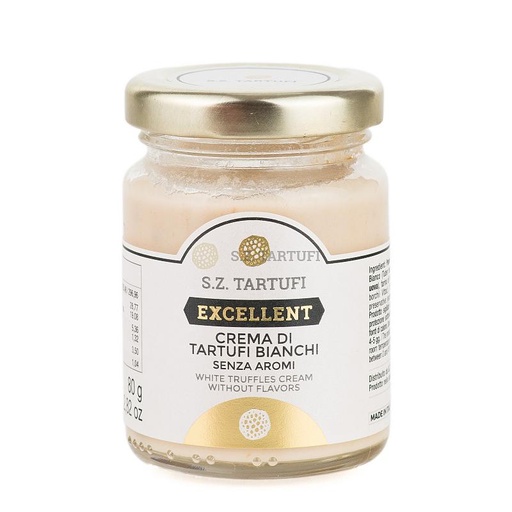 [08266] Crema di Tartufi Bianchi SENZA AROMI artificiali 80g
