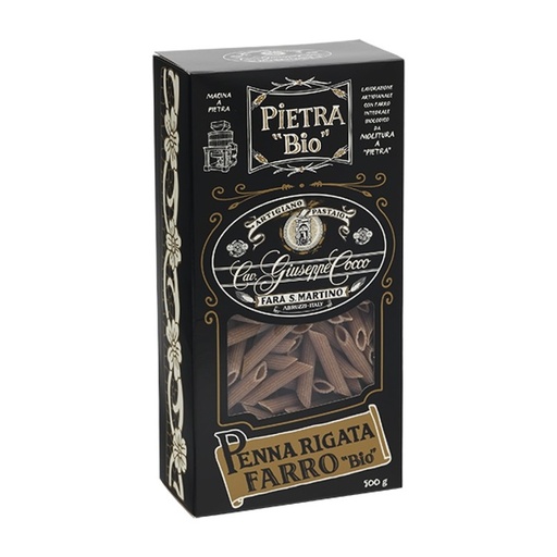 [015185] Penna Rigata Farro Pietra BIO 185 Coco