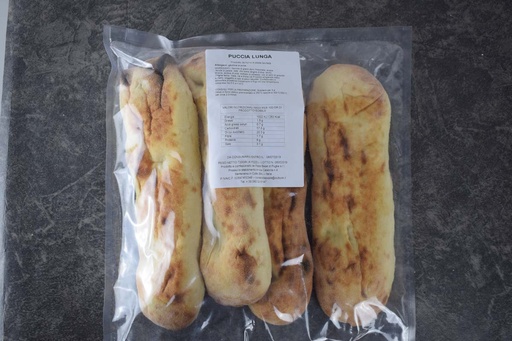 [03371] Puccia lunga bianca 30 cm 180 gr.  6x4 st.  Silletti 