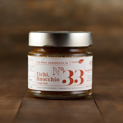 [06650] No 33 Chutney Fichi, Finocchio e Pere rosa