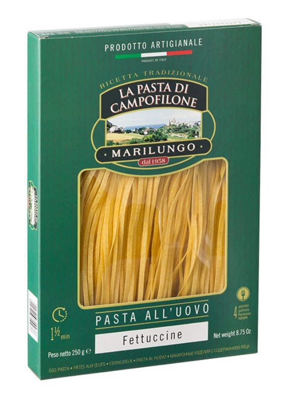 Fettucine All'uovo 250 gr.   Marilungo