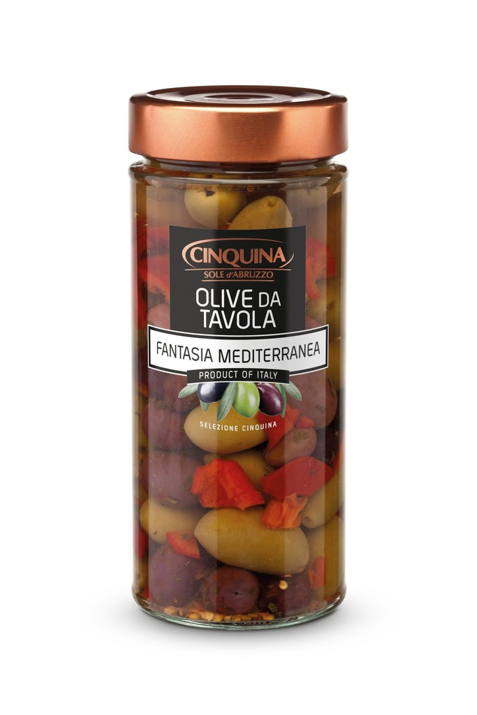 Pot Olive Fant.Mediterana 320 gr.