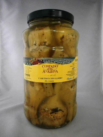 Carciofi con Gambo Romana  2900 g Contado