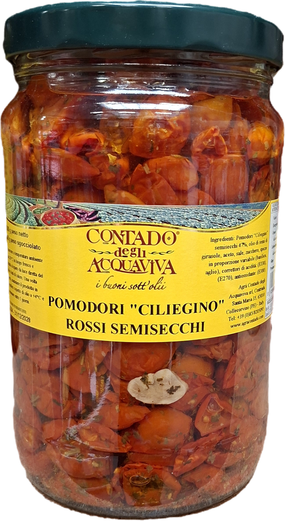 Pomodori Ciliegino rossi Semi Secchi 1500 g   Contado