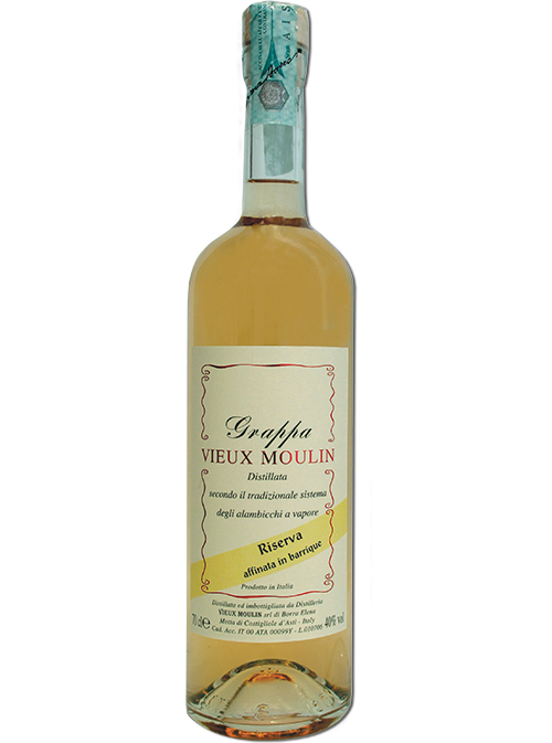 Grappa Invecchiatta Vieux Moulin 0,7L 40 %
