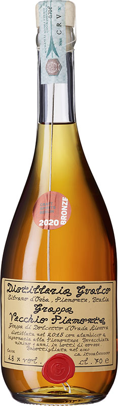 Grappa Vecchio Piemonte invech 0,7ltr. 48% Gualco Bartolomeo
