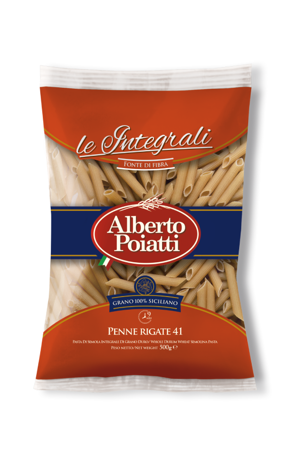 Penne Rigate Integrali 141/Int.  500gr   A.Poiatti