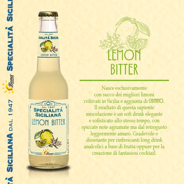 Lemon Bitter Specialità Siciliane   275ml Bona