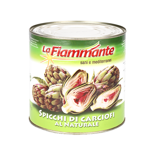 Carciofi spicchi naturale 2500 gr.  La Fiamante