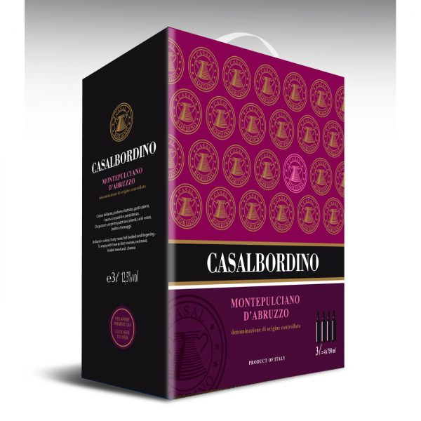 Montepulciano d'abruzzo Bag in Box  3 Lt Bordinese