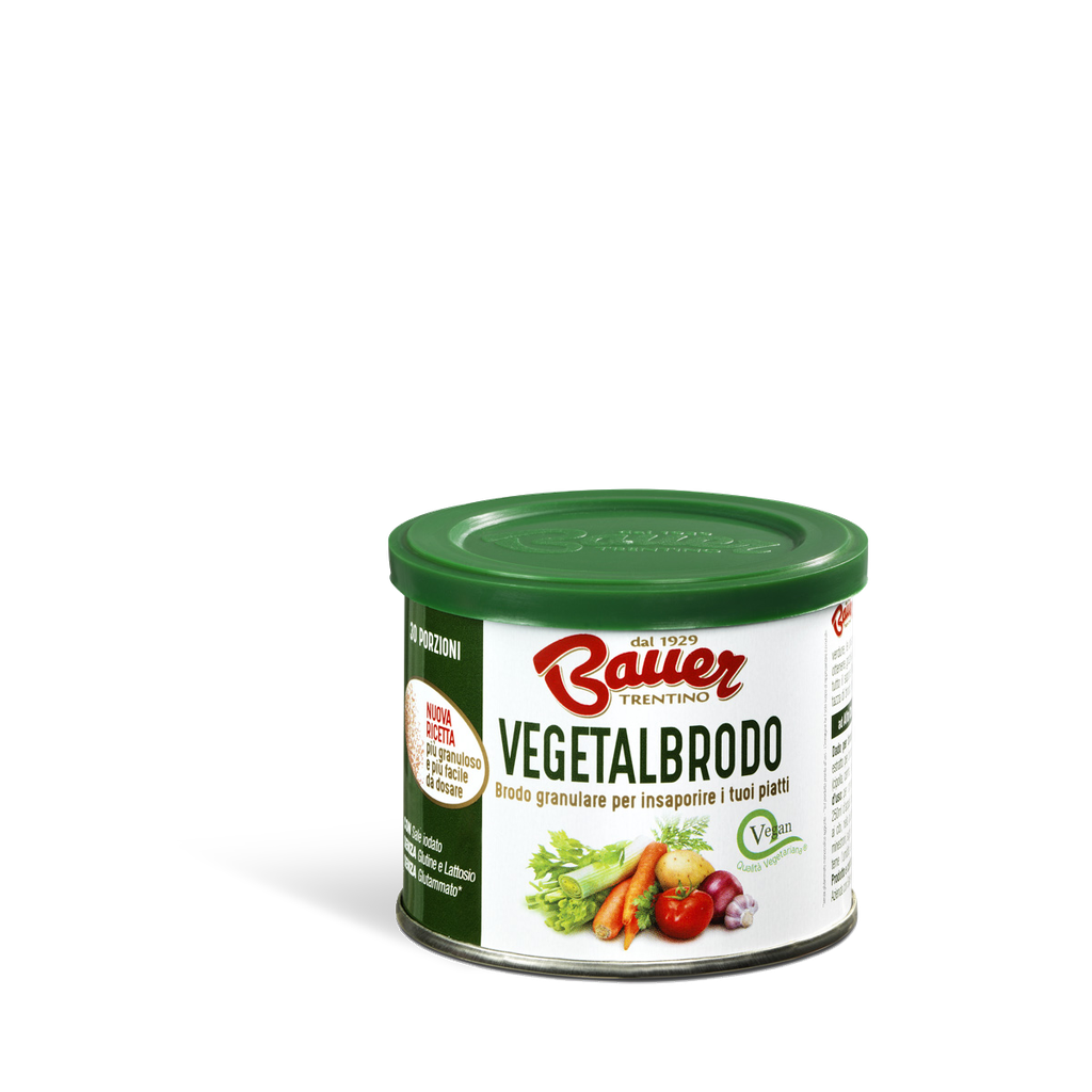 Brodo Granulare Vegetale Vegan 120 gr. Bauer