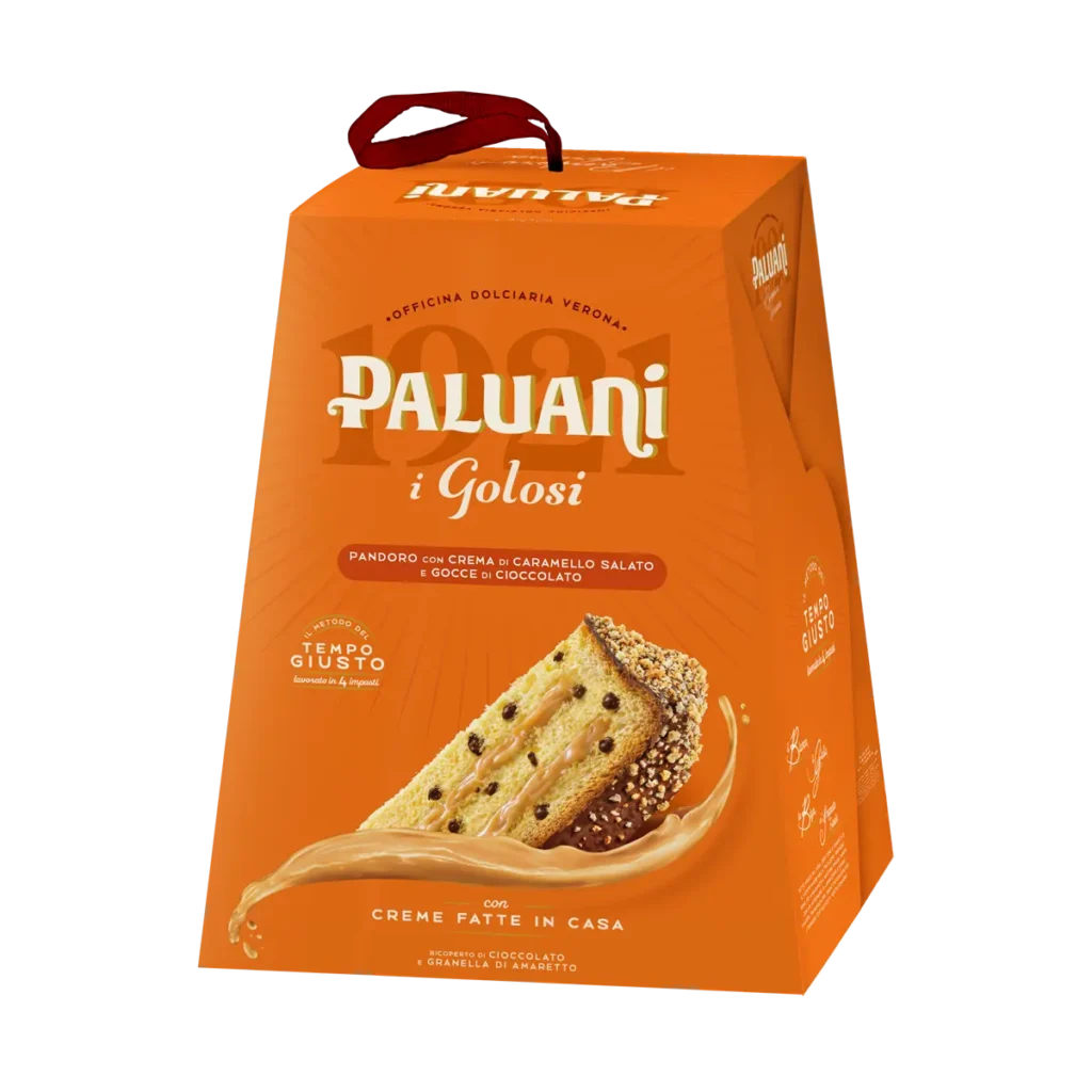 Pandoro Caramello salato e Cioccolato 750gr