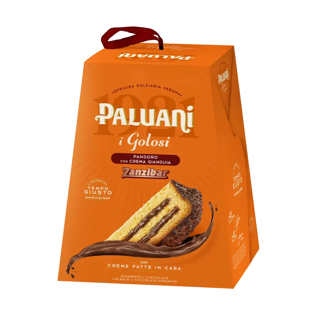 Pandoro Zanzibar Crema Gianduja 750gr