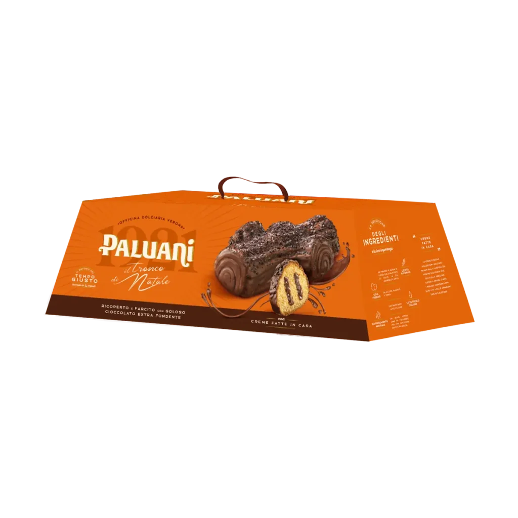 Tronco di Natale  Nocciola 750gr. Paluani