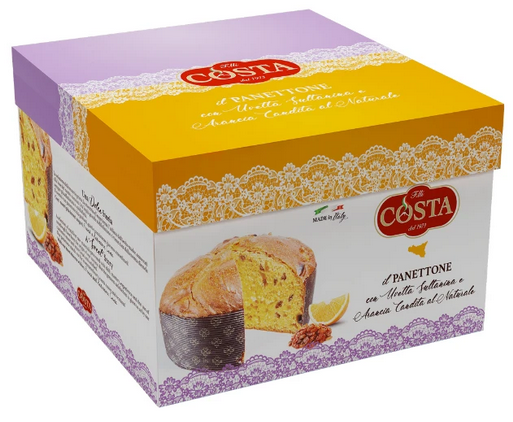 Panettone Arancia e Uvetta 500 gr.