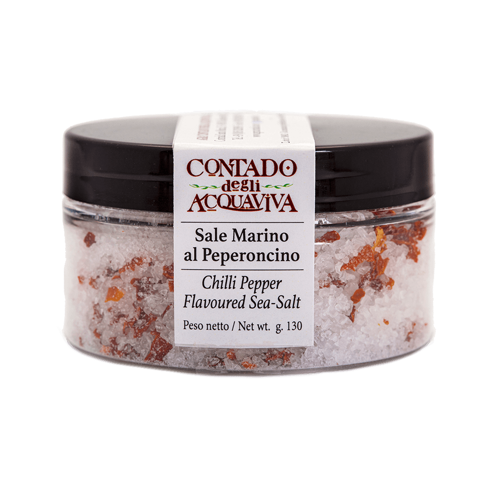 Sale Marino al Peperoncino vaso 130 gr Contado