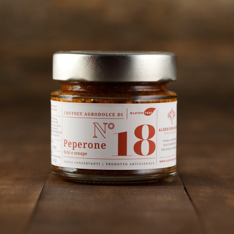 No 18 Chutney Peperoni, Fichi e senape in grani