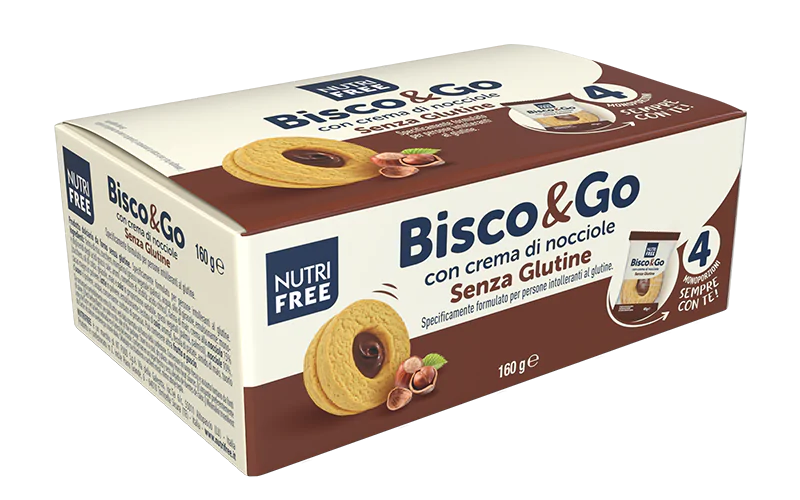 Nutrifree Bisco & Go nocciola 160 gr 