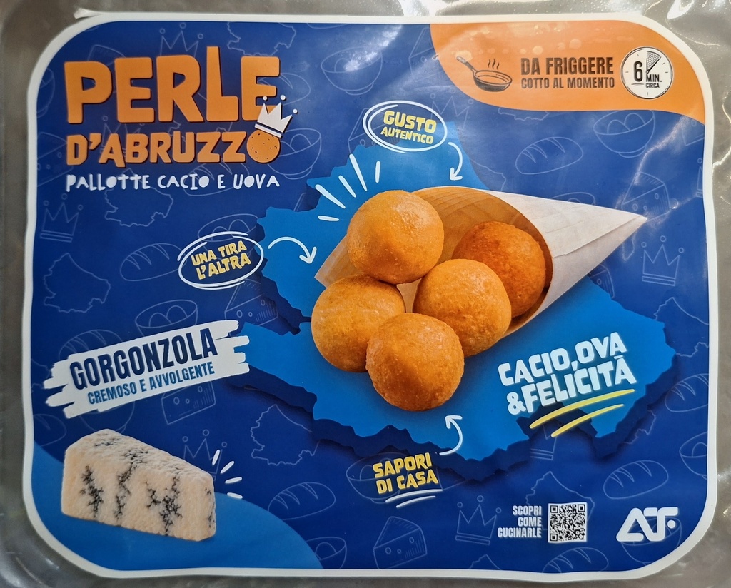 Palotte Cacio e Uovo Gorgonzola  500 gr. Crude 