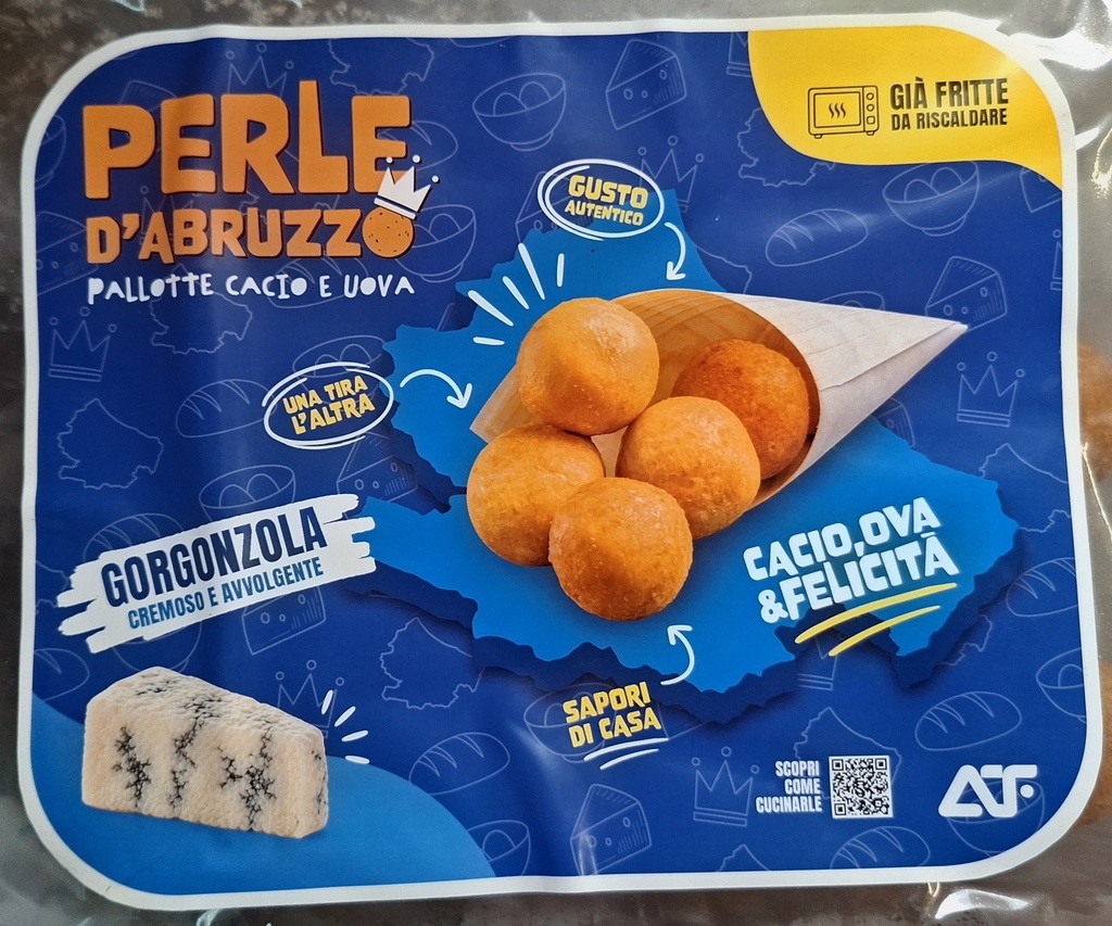 Palotte Cacio e Uovo Gorgonzola 500 gr. Fritte