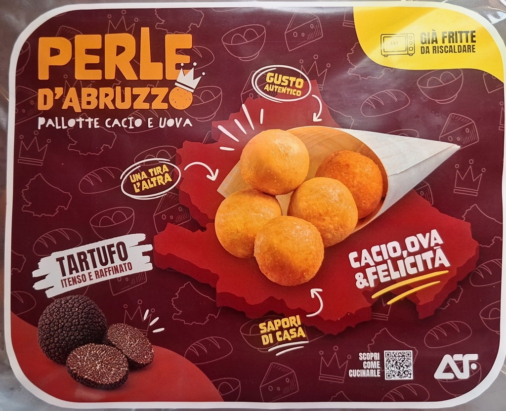 Palotte Cacio e Uovo Tartufo 500 gr. Fritte