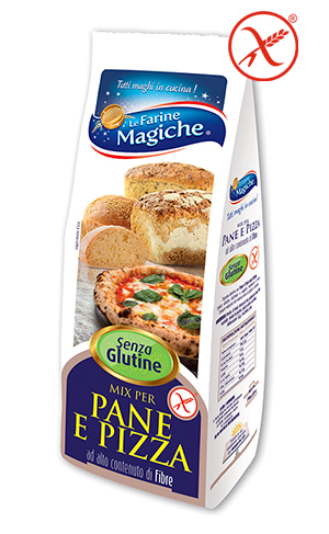 [03188] Mix Pane e Pizza Gluten free 500gr Farine Magiche