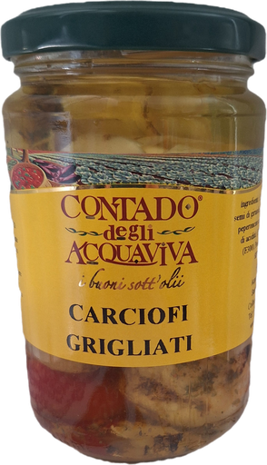 [06416] Carciofi  Grigliati 280 gr.  Contado