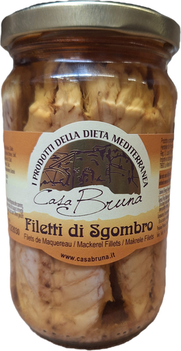 [07014] Filetti Sgombro 300 gr.   Casa Bruna
