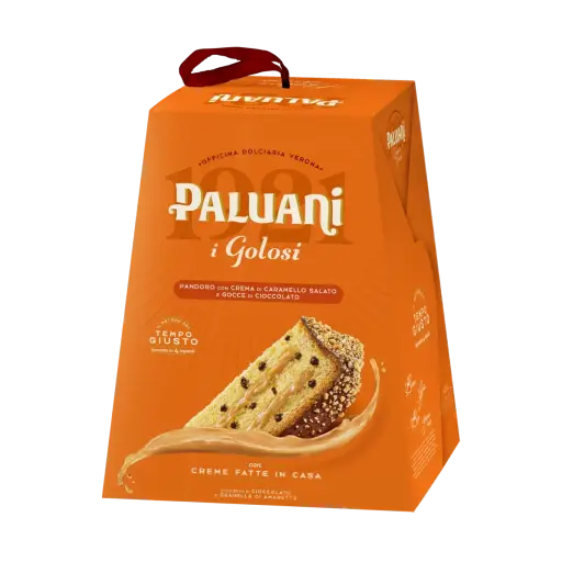 [K13P1971] Pandoro Caramello salato e Cioccolato 750gr