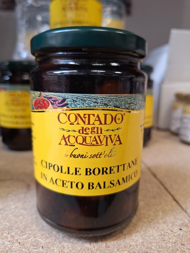 [06426] Cipolle Boretane Aceto Bals. 290 ml.  Contado