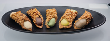 [13391] Crocco Cannoli farc. crema gianduja 500 gr.Cerasani