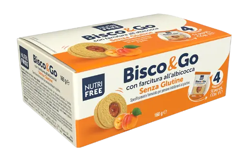 [13100] Nutrifree Bisco & Go albicocca 160 gr
